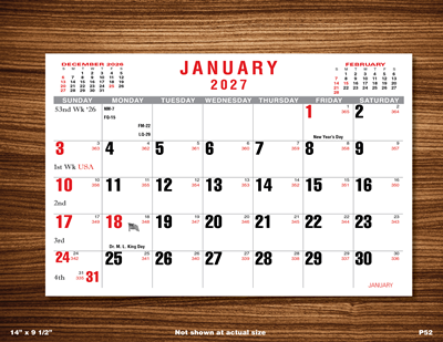 P52 Calendar Pad - 2027