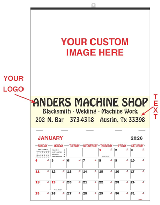 Custom Prestige Wall Yearly Planning Calendar