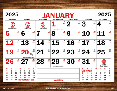 P23 Calendar Pad - 2025