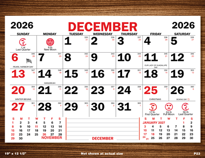 P23A Calendar Pad - 2027