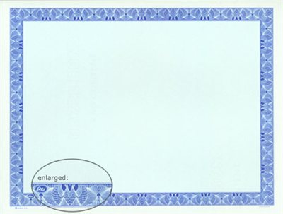Goes® 346 Blue w/ Blue Tint Diamond Certificates