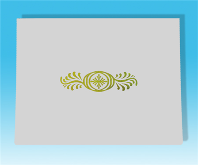 Gray Foil Design Certificate Holder (11" x 8.5")