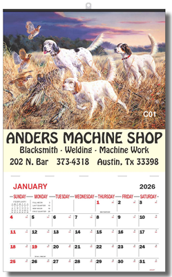 Semi-Jumbo Prestige Wall Yearly Planning Calendar