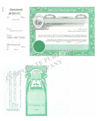Goes® 223 North Carolina State Stock Certificate
