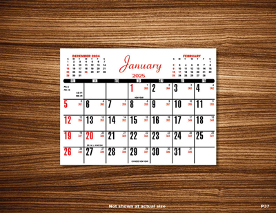 P37 Calendar Pad - 2025